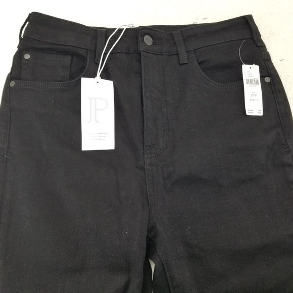 Pilcro Jeans Womens The Icon Black Wide Leg Flare Jeans Stretch Pockets Sz 29 P - Picture 3 of 9